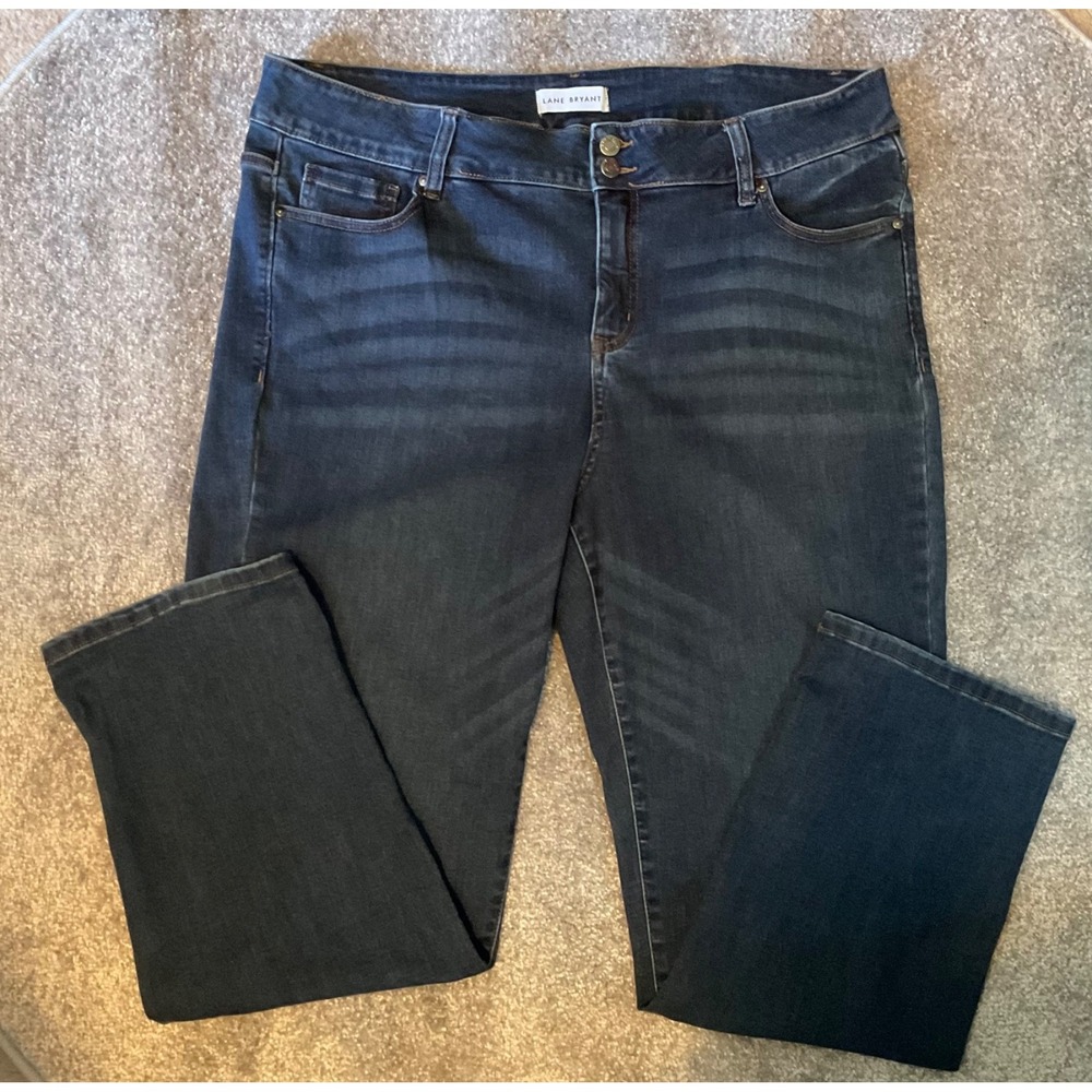 Lane Bryant 20 Stretch Jeans Straight Leg,Flex Magic Waist,Tight Tummy,HighRise